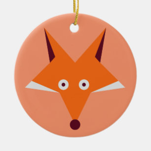 Ornamento De Cerâmica Estrela do Fox