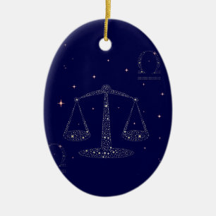 Ornamento De Cerâmica estrela libra