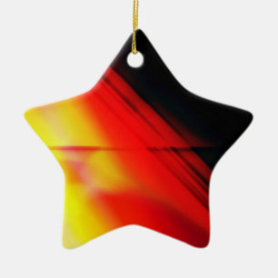 Ornamento De Cerâmica Estrela para Árvore de Natal