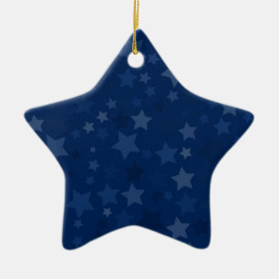 Ornamento De Cerâmica Estrela para Árvore de Natal