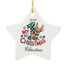 Estrela Personalizada de Natal de 1rua