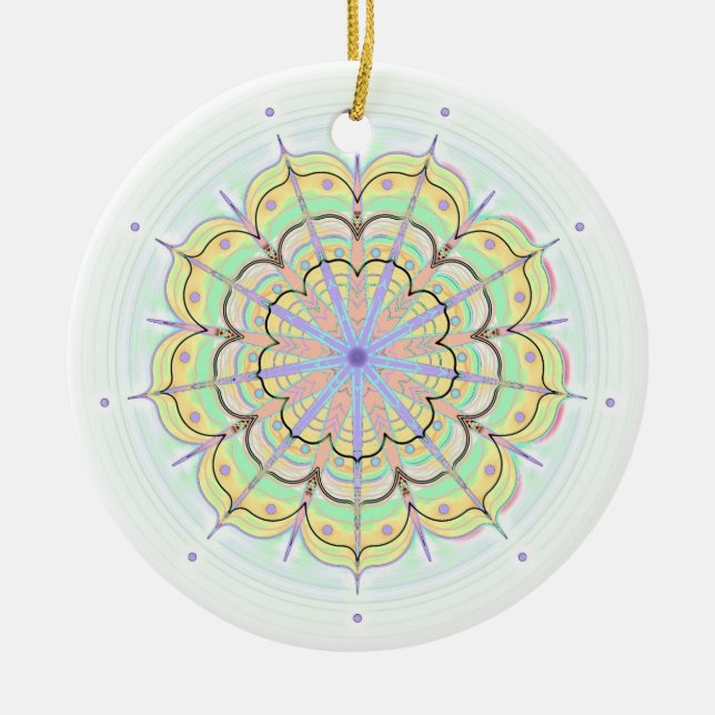 Ornamento De Cerâmica EternalJourney19 (Frente)