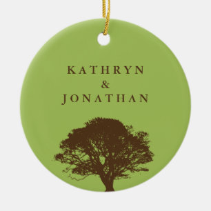 Ornamento De Cerâmica Eterno oak sentimentogredia greve de férias