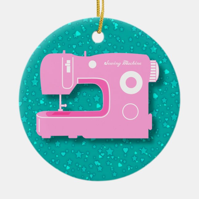 Ornamento De Cerâmica Etiqueta/Ornamento de Costura - SRF (Frente)