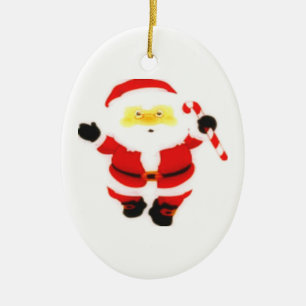 Ornamento De Cerâmica Eu Acredito no Papai Noel