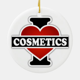 Ornamento De Cerâmica Eu Adoro Cosméticos