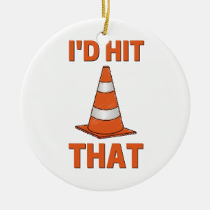 Ornamento De Cerâmica Eu atingiria aquela engraçada macaquinha de laranj