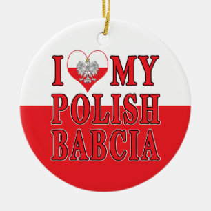 Ornamento De Cerâmica Eu Corto Minha Babilcia Polonesa