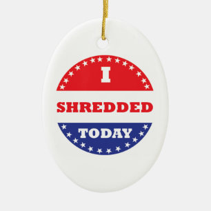 Ornamento De Cerâmica Eu Destruí Hoje