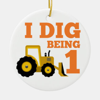 Ornamento De Cerâmica Eu escavo ser 1