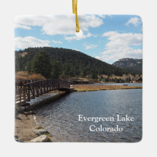 Ornamento De Cerâmica Evergreen Lake em Evergreen, Colorado