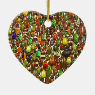 Ornamento De Cerâmica Exército de Beetles e Insetos