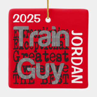 Ornamento De Cerâmica Extraordinário Cara do comboio