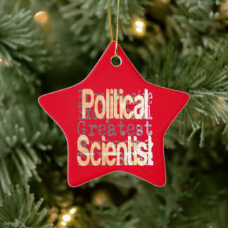 Ornamento De Cerâmica Extraordinário de Cientista Político