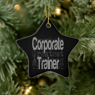 Ornamento De Cerâmica Extraordinário de treinador corporativo
