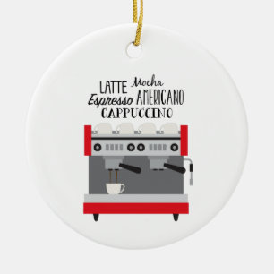 Ornamento De Cerâmica Fabricante De Café