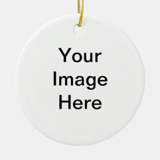 Ornamento De Cerâmica Faça seu próprio item de presente personalizado