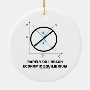 Ornamento De Cerâmica Faço raramente eu alcanço o equilíbrio econômi