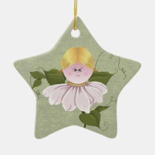 Ornamento De Cerâmica Fada ou Pixie