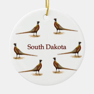 Ornamento De Cerâmica Faisão de South Dakota