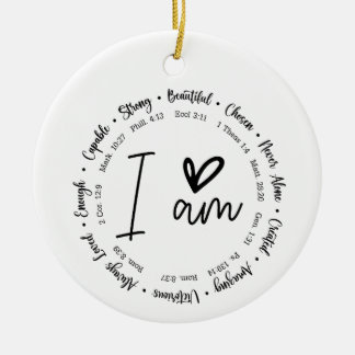 Ornamento De Cerâmica Faith Ornament