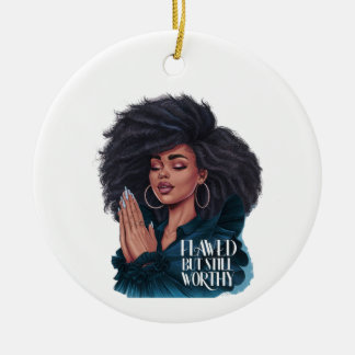 Ornamento De Cerâmica Faith Ornament