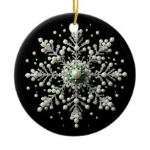 Família de Floco de Neve Verde e Pérola