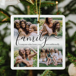 Ornamento De Cerâmica Familiares Amigos 4 Foto Natal