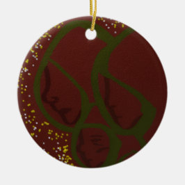 Ornamento De Cerâmica Family Art