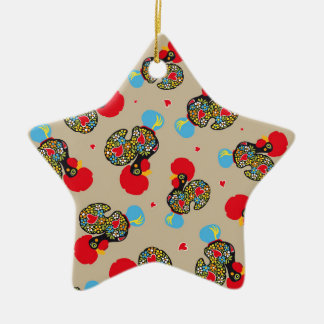 Ornamento De Cerâmica Famous Rooster of Barcelos Nr 06 Pattern