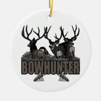 Ornamento De Cerâmica Fanfarrões Bowhunter do troféu