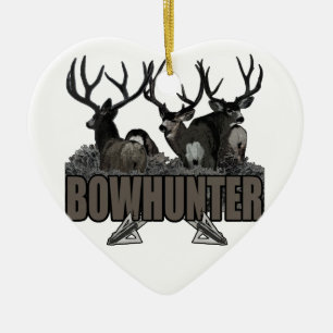 Ornamento De Cerâmica Fanfarrões Bowhunter do troféu