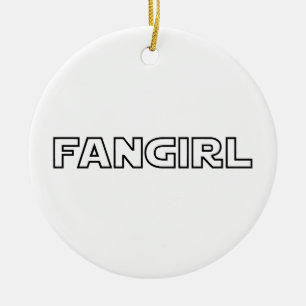ORNAMENTO DE CERÂMICA FANGIRL