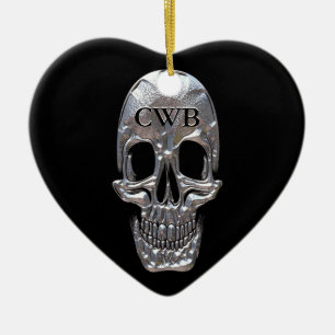 Ornamento De Cerâmica Fantasma sadio do crânio