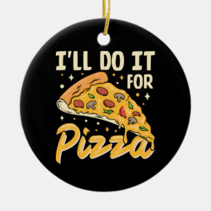 Ornamento De Cerâmica Farei por Pizza
