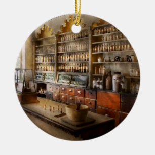 Ornamento De Cerâmica Farmacêutico - A dispensário