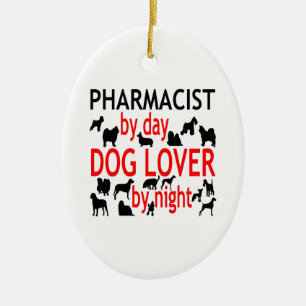 Ornamento De Cerâmica Farmacêutico de Pântano em Vermelho