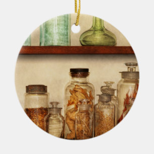Ornamento De Cerâmica Farmácia - Ervas medicinais
