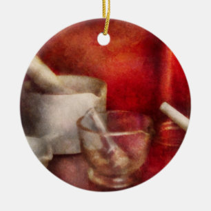 Ornamento De Cerâmica Farmácia - pilão - variedade infinita