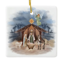 Farmhouse Russo Natal Natividade Por Aquarela