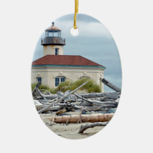 Ornamento De Cerâmica Farol da costa de Oregon