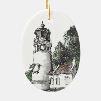 Ornamento De Cerâmica Farol de Cabeça Heceta