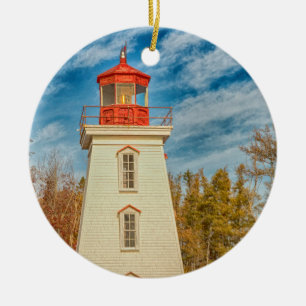 Ornamento De Cerâmica Farol de Cabo Urso
