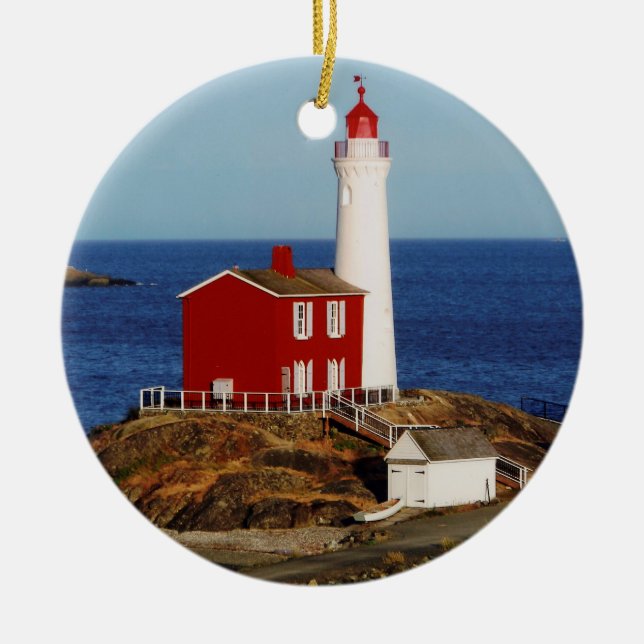 Ornamento De Cerâmica Farol de Fisgard (Frente)