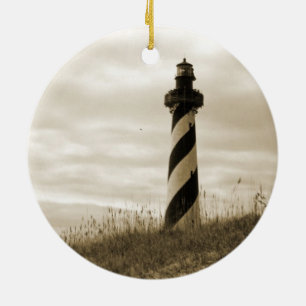 Ornamento De Cerâmica Farol de Hatteras do cabo