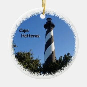 Ornamento De Cerâmica Farol de Hatteras do cabo