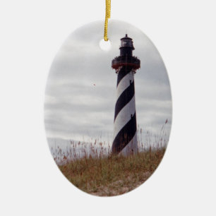 Ornamento De Cerâmica Farol de Hatteras do cabo