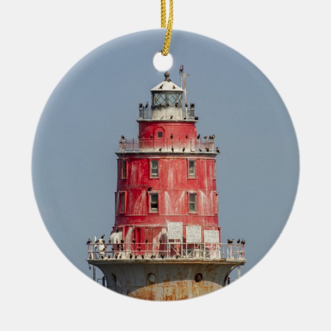 Ornamento De Cerâmica Farol de Miah Maull Shoal (Frente)