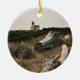 Ornamento De Cerâmica Farol do Coquille River, OU