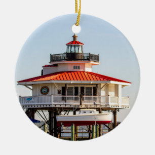 Ornamento De Cerâmica Farol do Rio Choptank